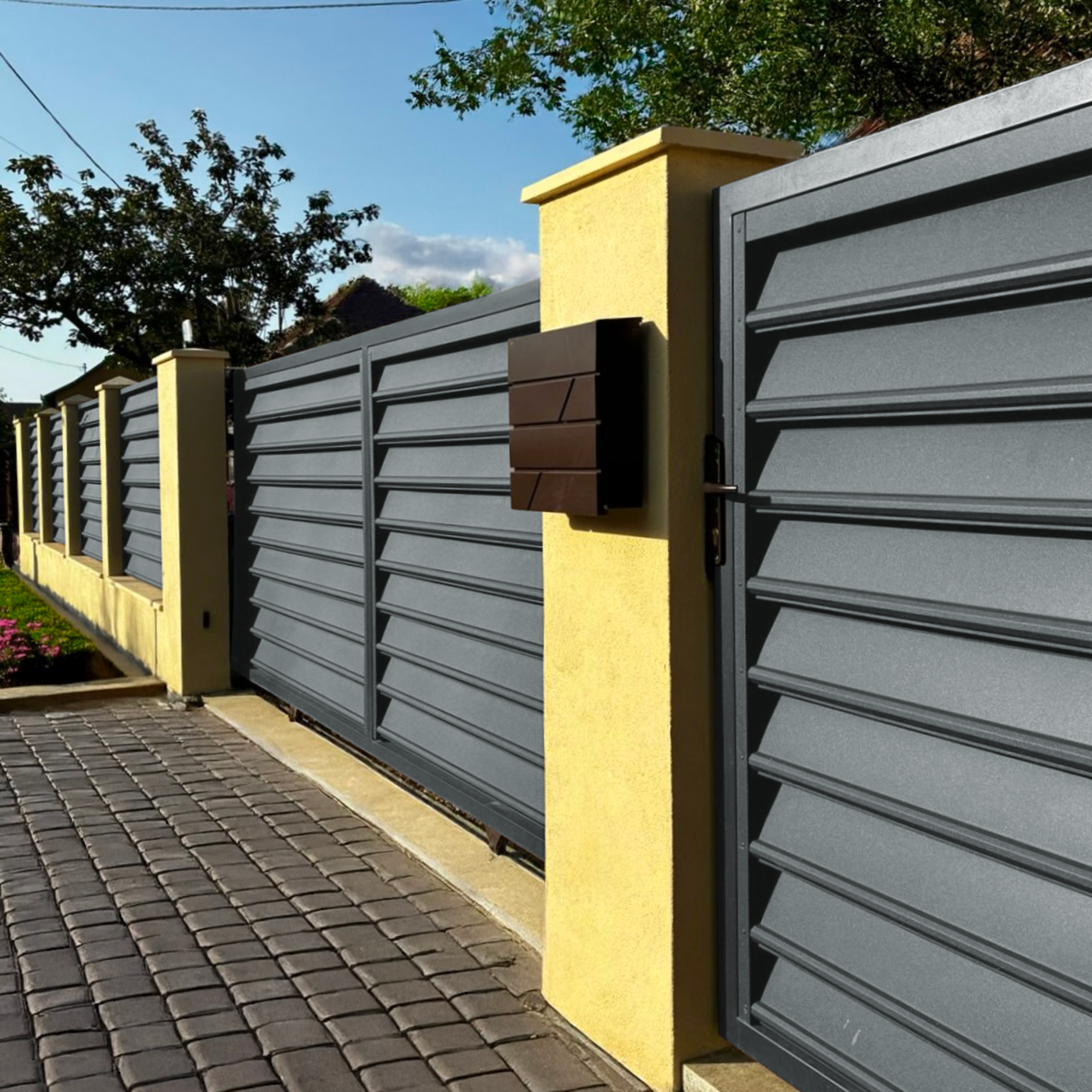 Gard Jaluzele Gamma | Gri Grafit Dublu | RAL 7024
