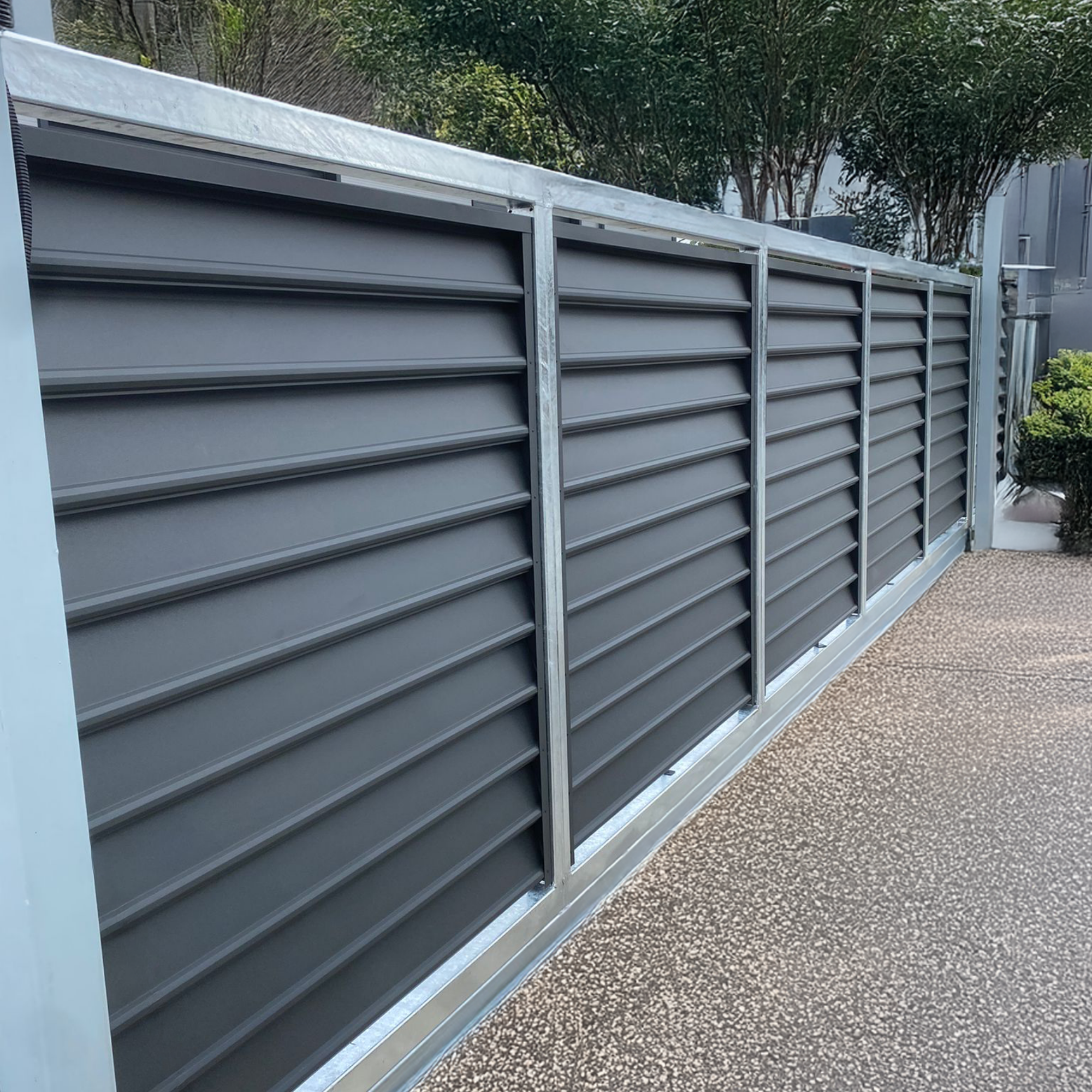 Gard Jaluzele Gamma | Gri Grafit Dublu | RAL 7024