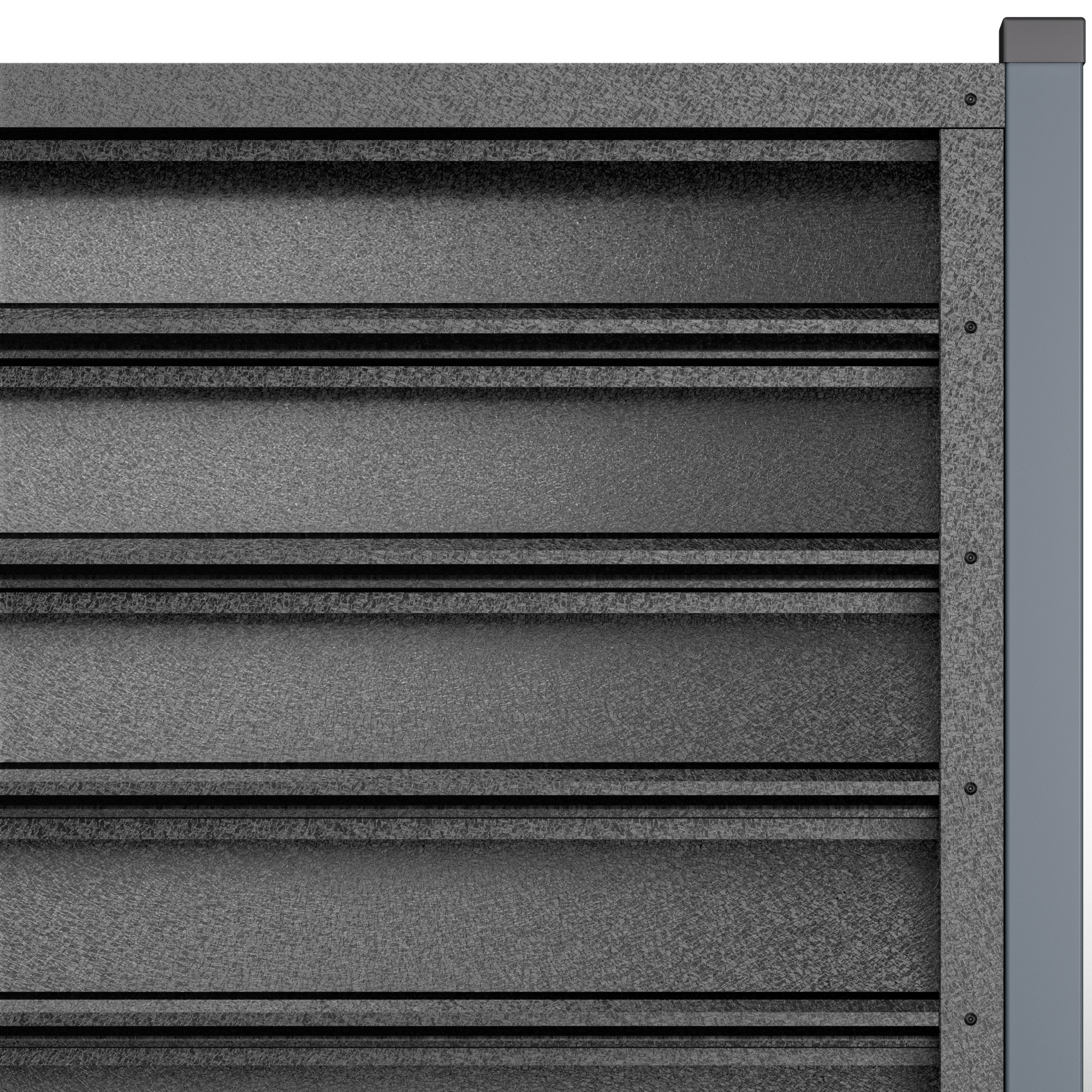 Gard Jaluzele Gamma | Negru de Noapte | RAL 9005