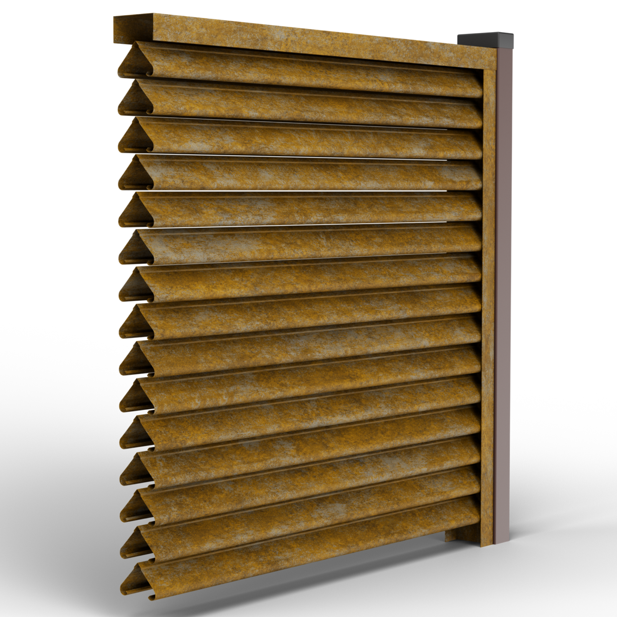 Gard Jaluzele Piramida | Corten