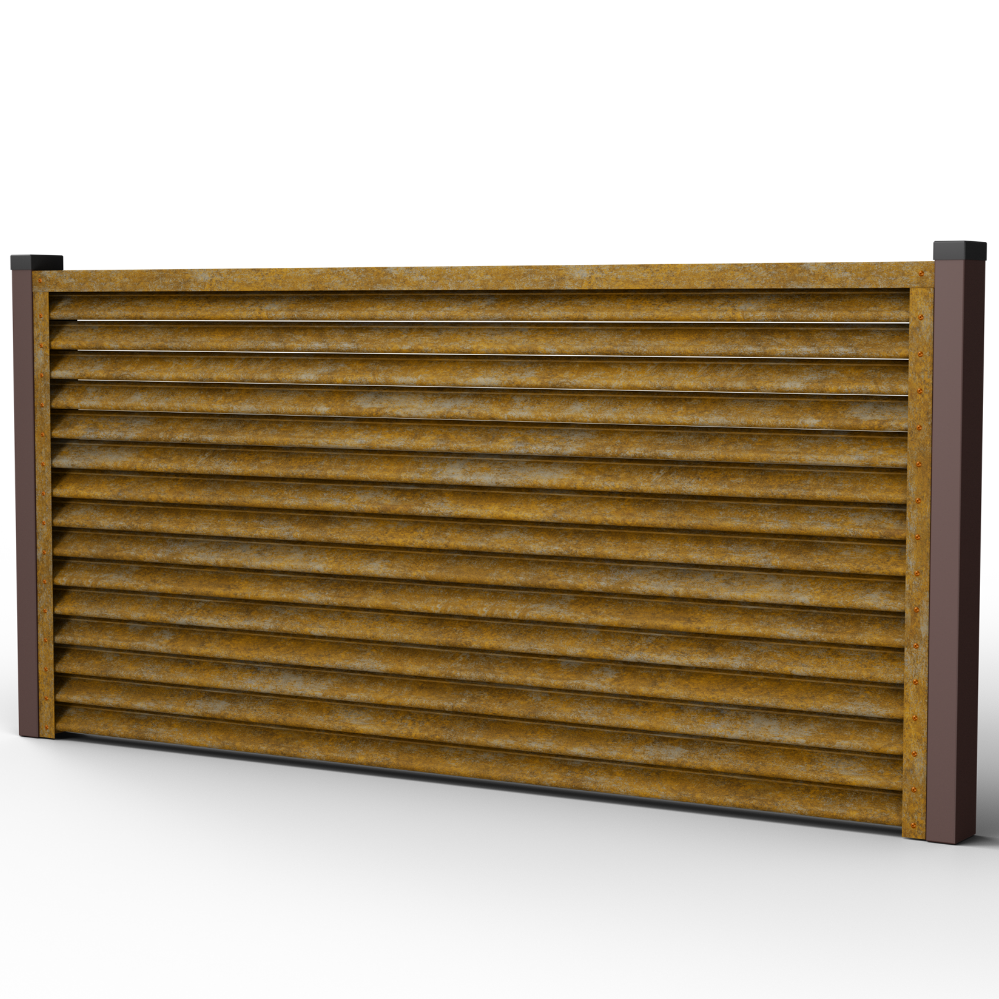 Gard Jaluzele Piramida | Corten