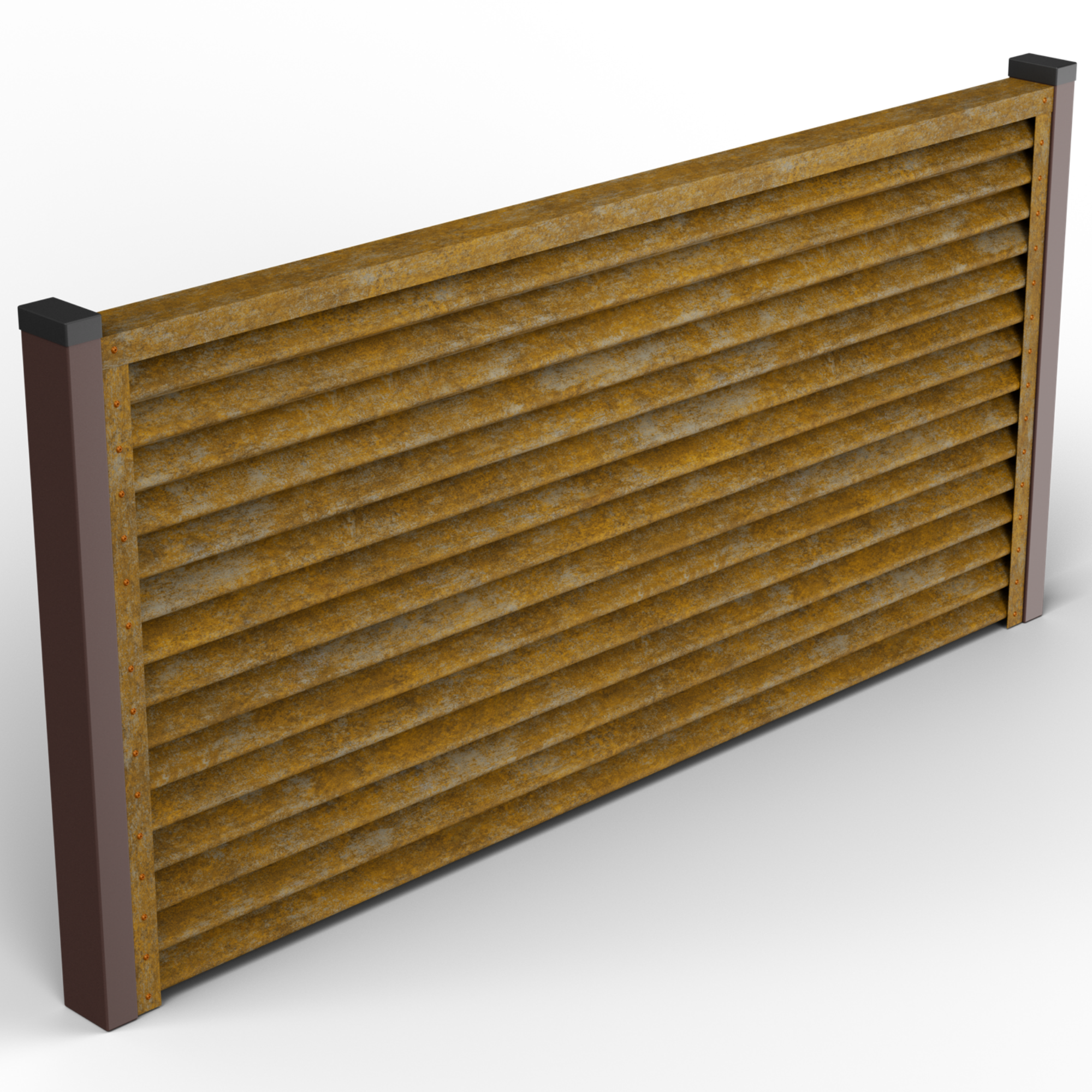 Gard Jaluzele Piramida | Corten