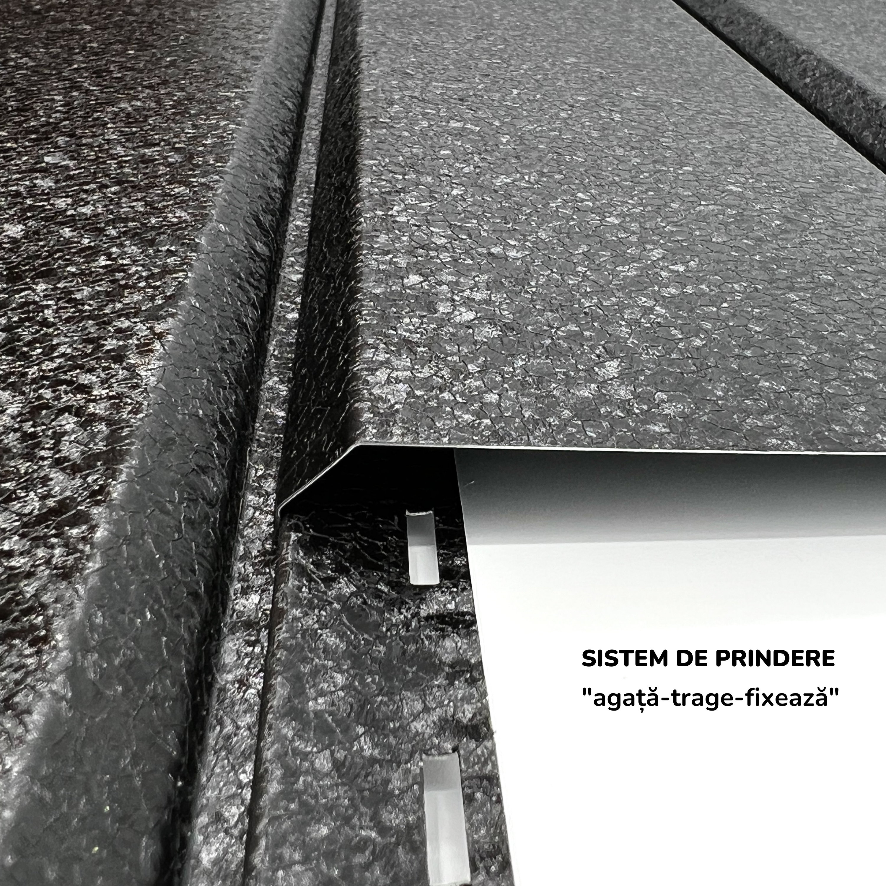 Jupiter | Lambriu Drept | Negru de Noapte | RAL 9005