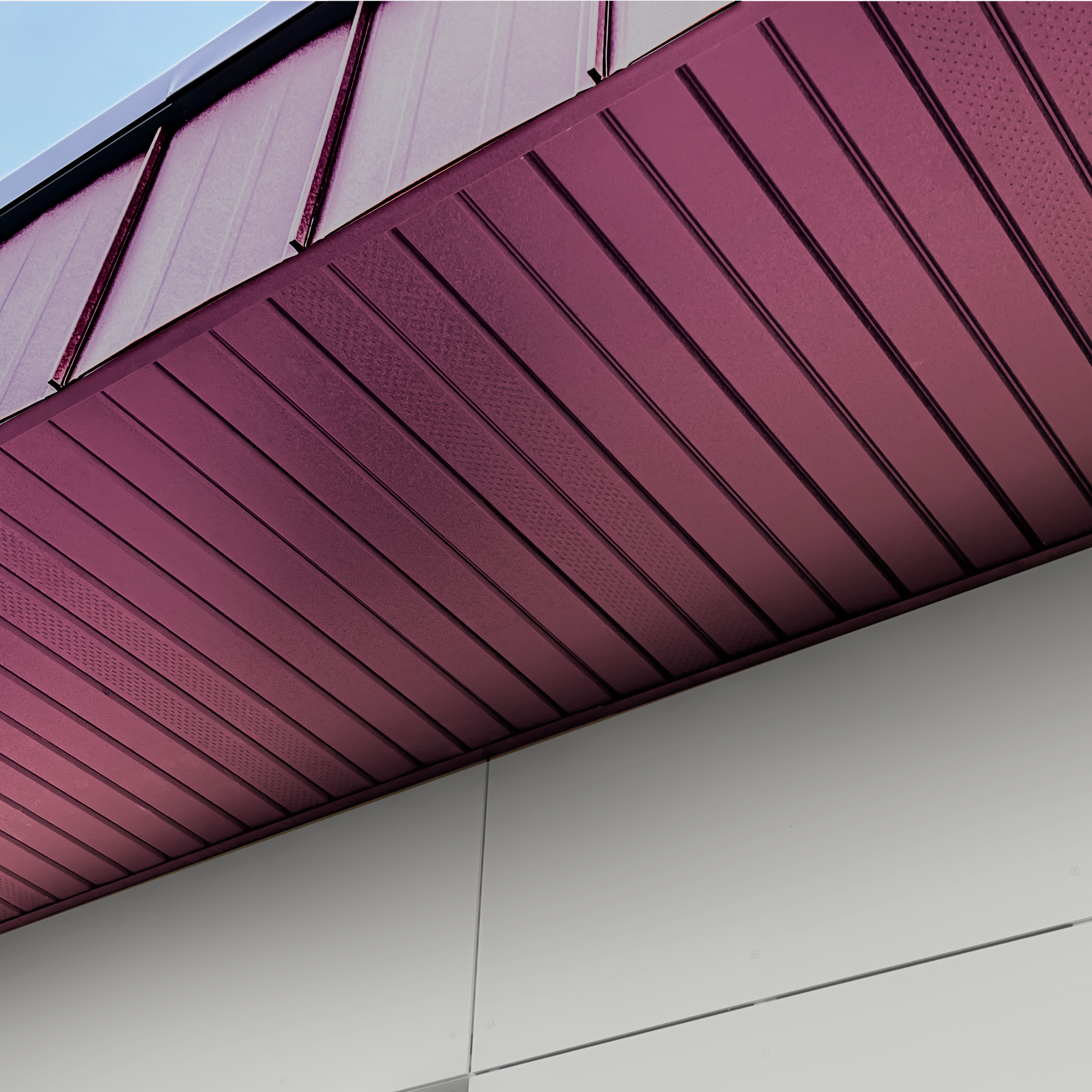 Lambriu Metalic Perforat Saturn,  Visina RAL 3005