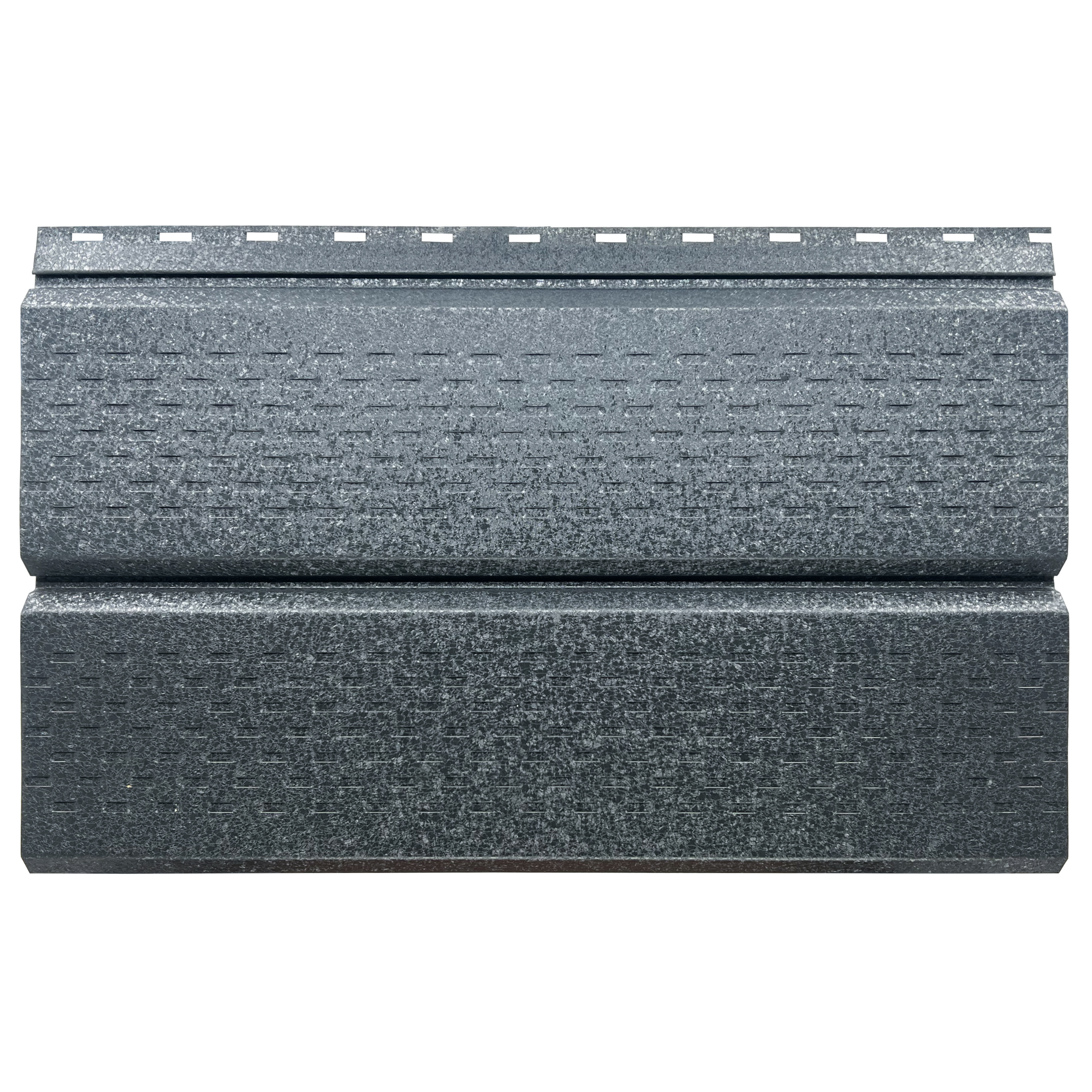 Lambriu Metalic Perforat Saturn, Gri Perlat RAL 7024