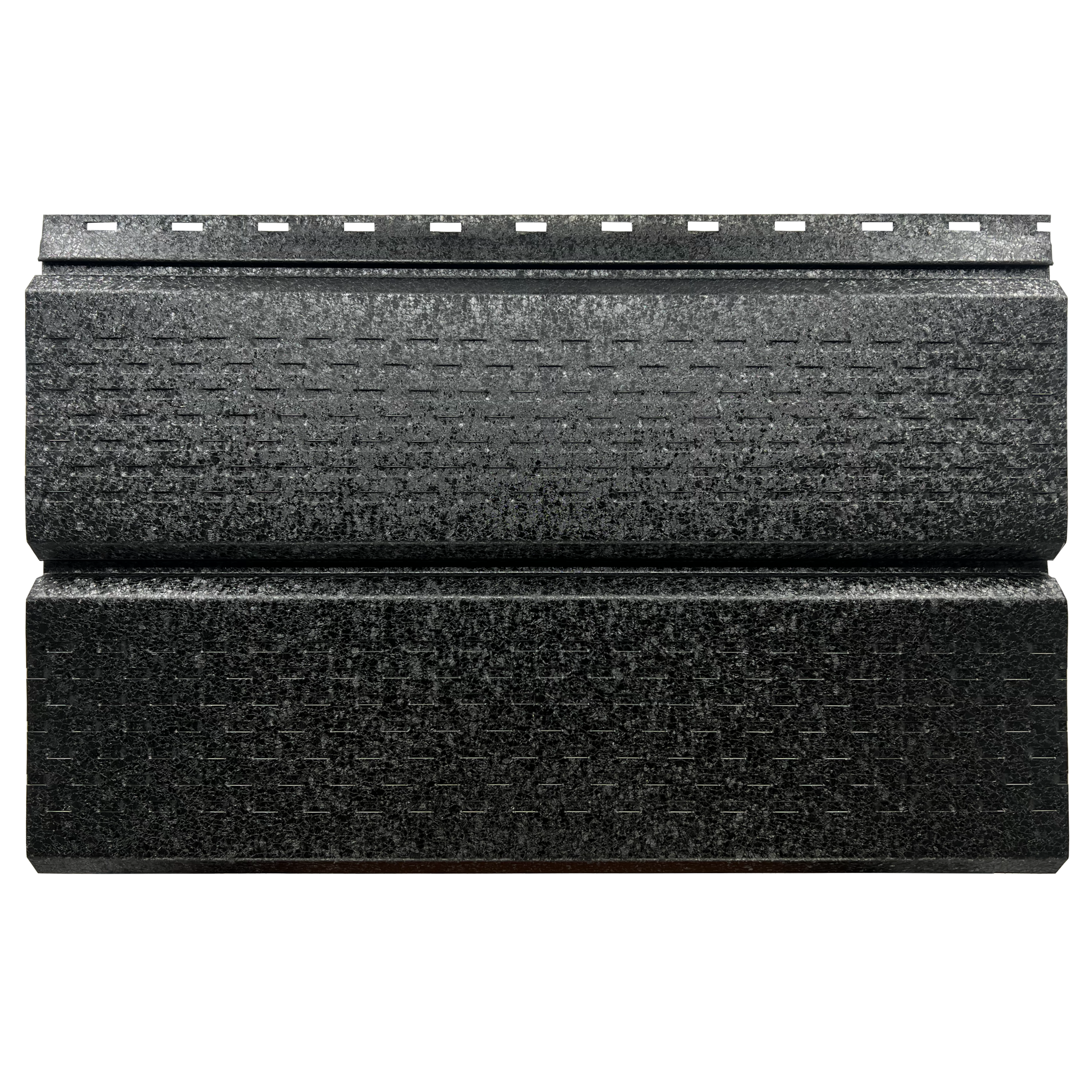 Lambriu Metalic Perforat Saturn, Negru de Noapte RAL 9005