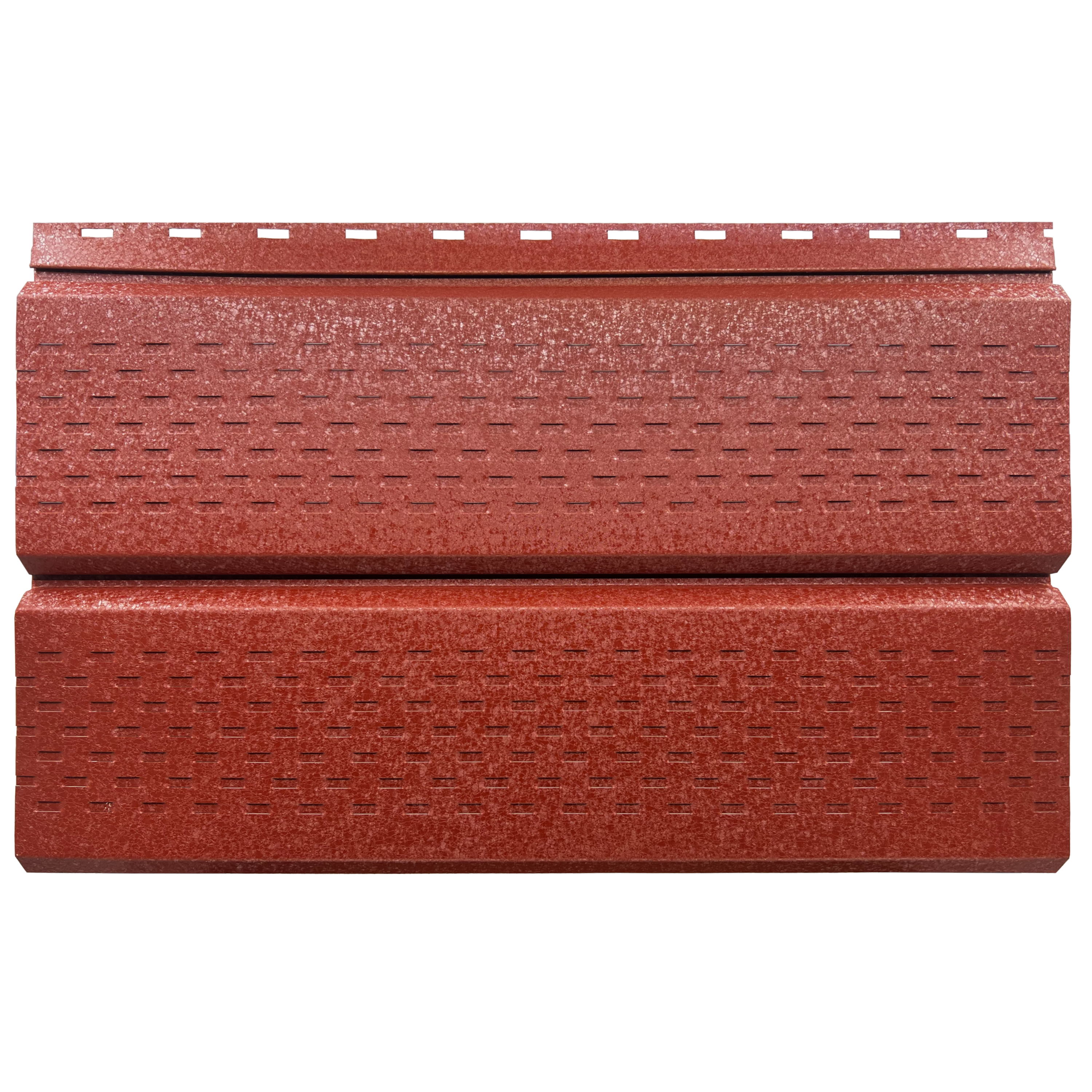 Lambriu Metalic Perforat Saturn,  Caramida Rosie RAL 3009