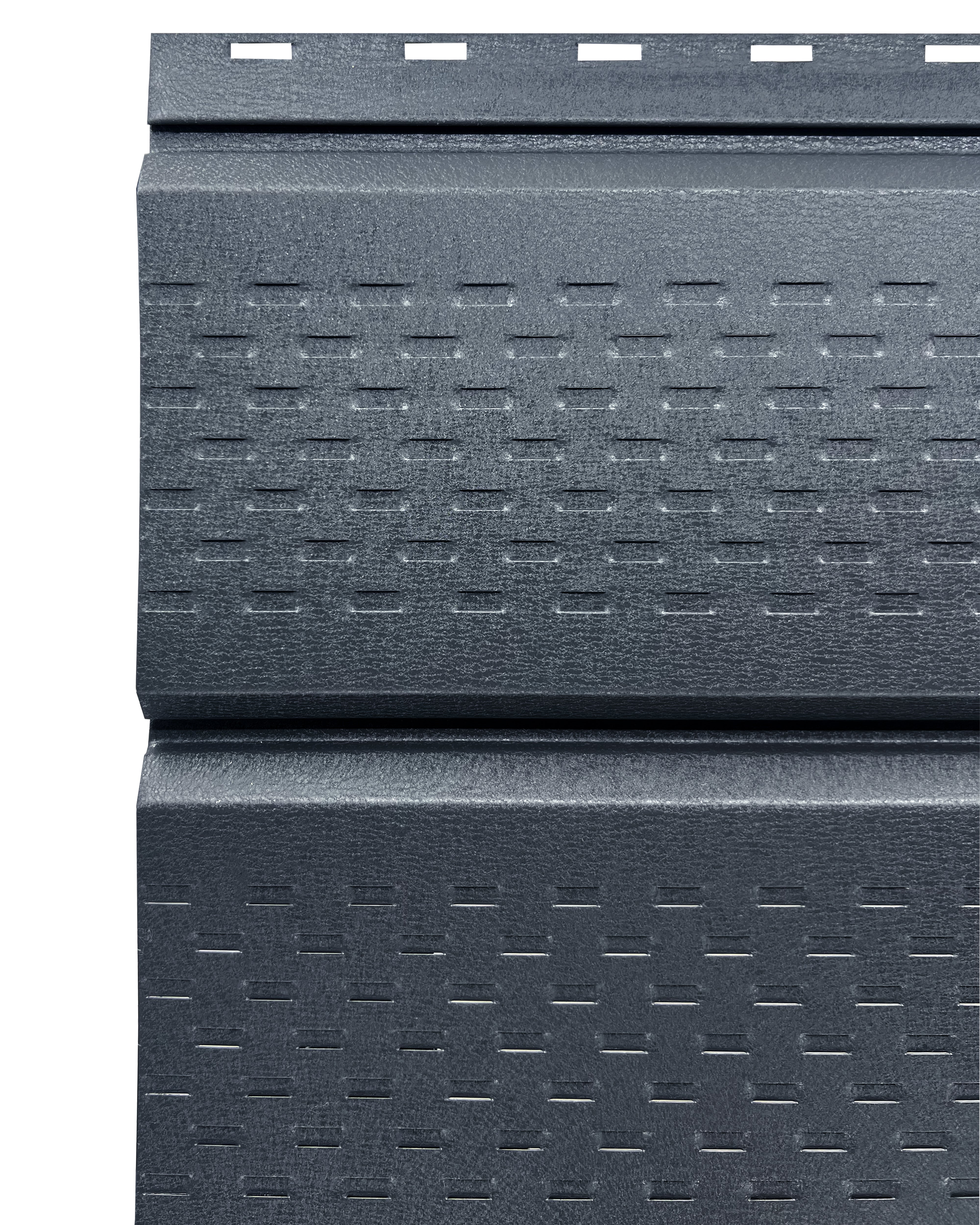 Lambriu Metalic Perforat Saturn, Gri Atlantic RAL 7016