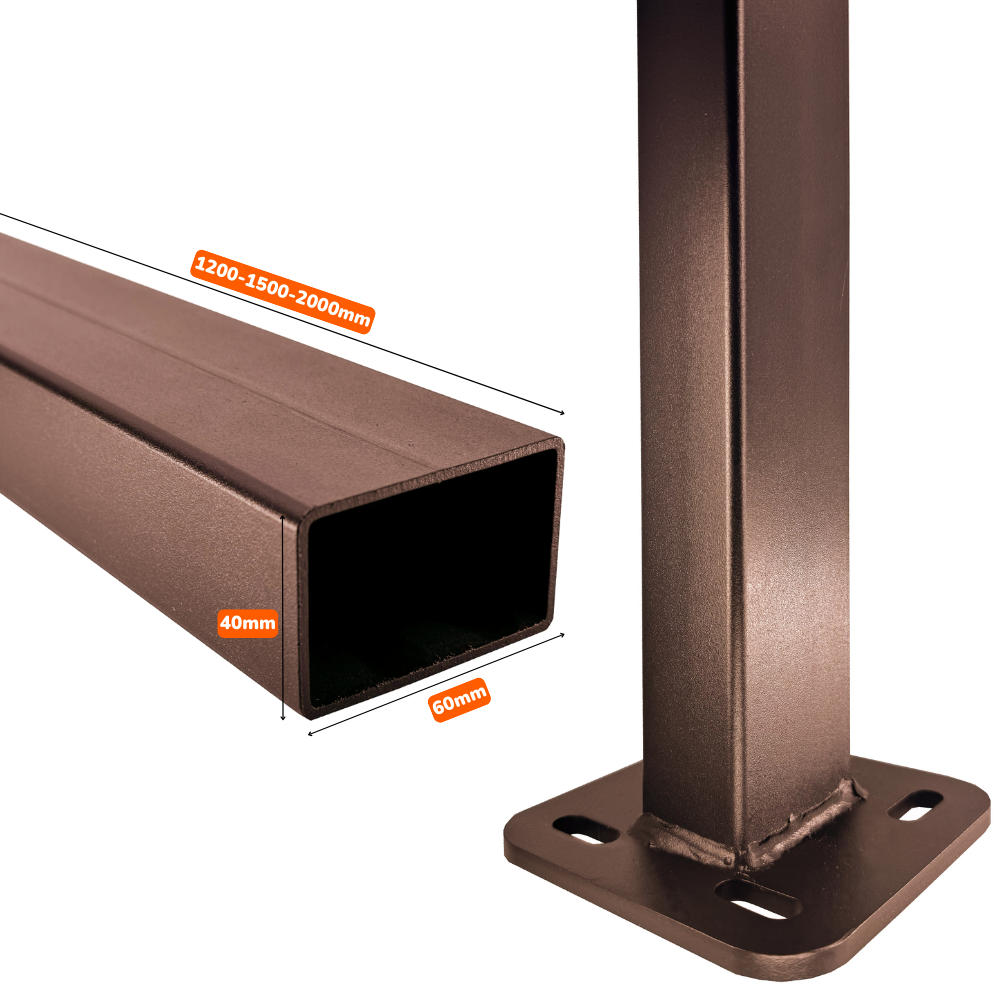 Pilon Talpă Sudată, 60x40mm | Mat