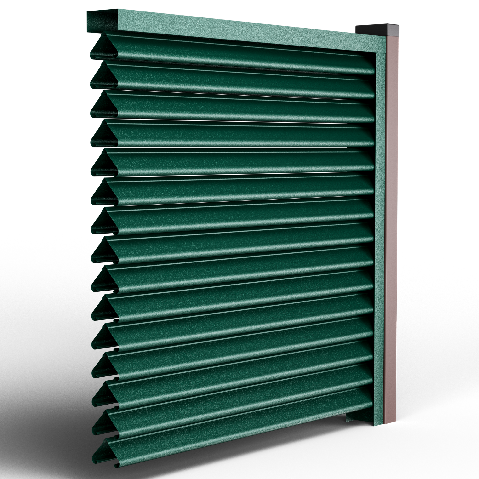 Gard Jaluzele Piramida | Verde Pin | RAL 6005