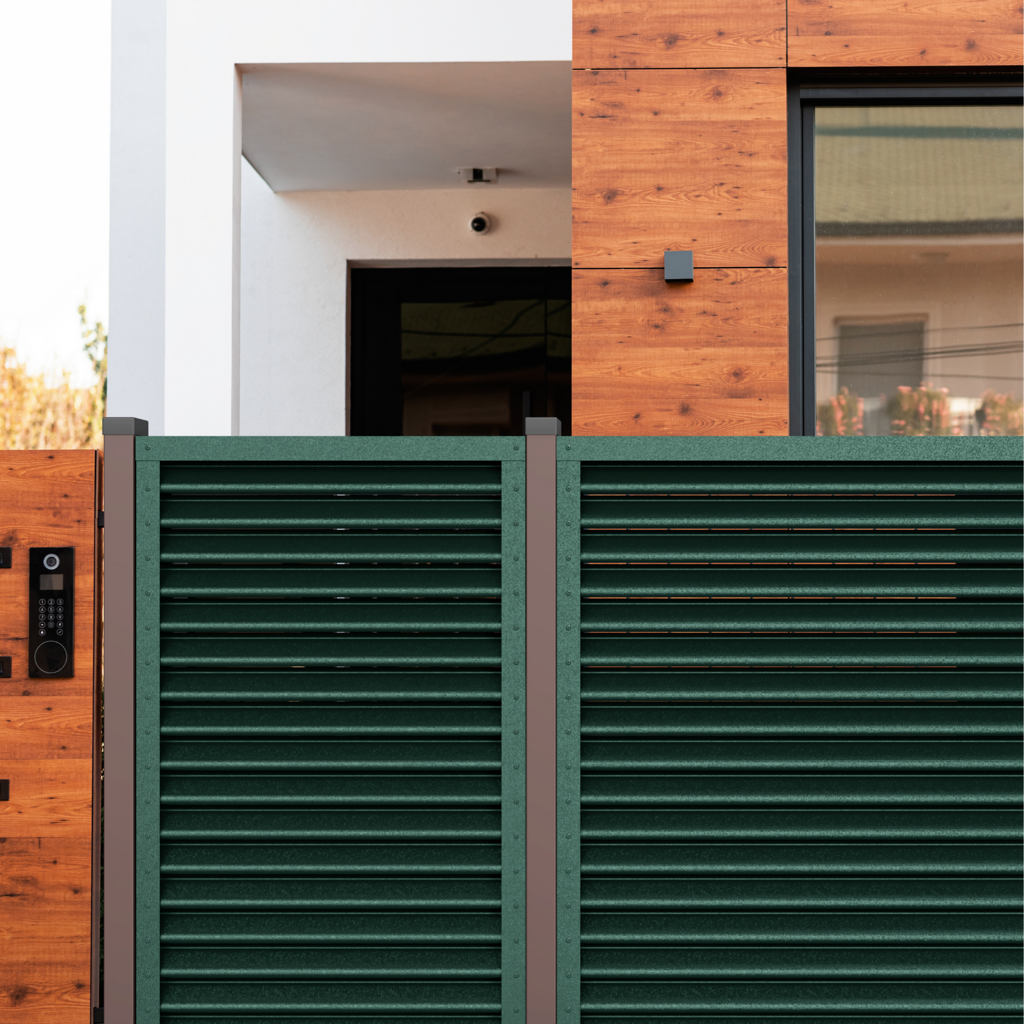 Gard Jaluzele Piramida | Verde Pin | RAL 6005