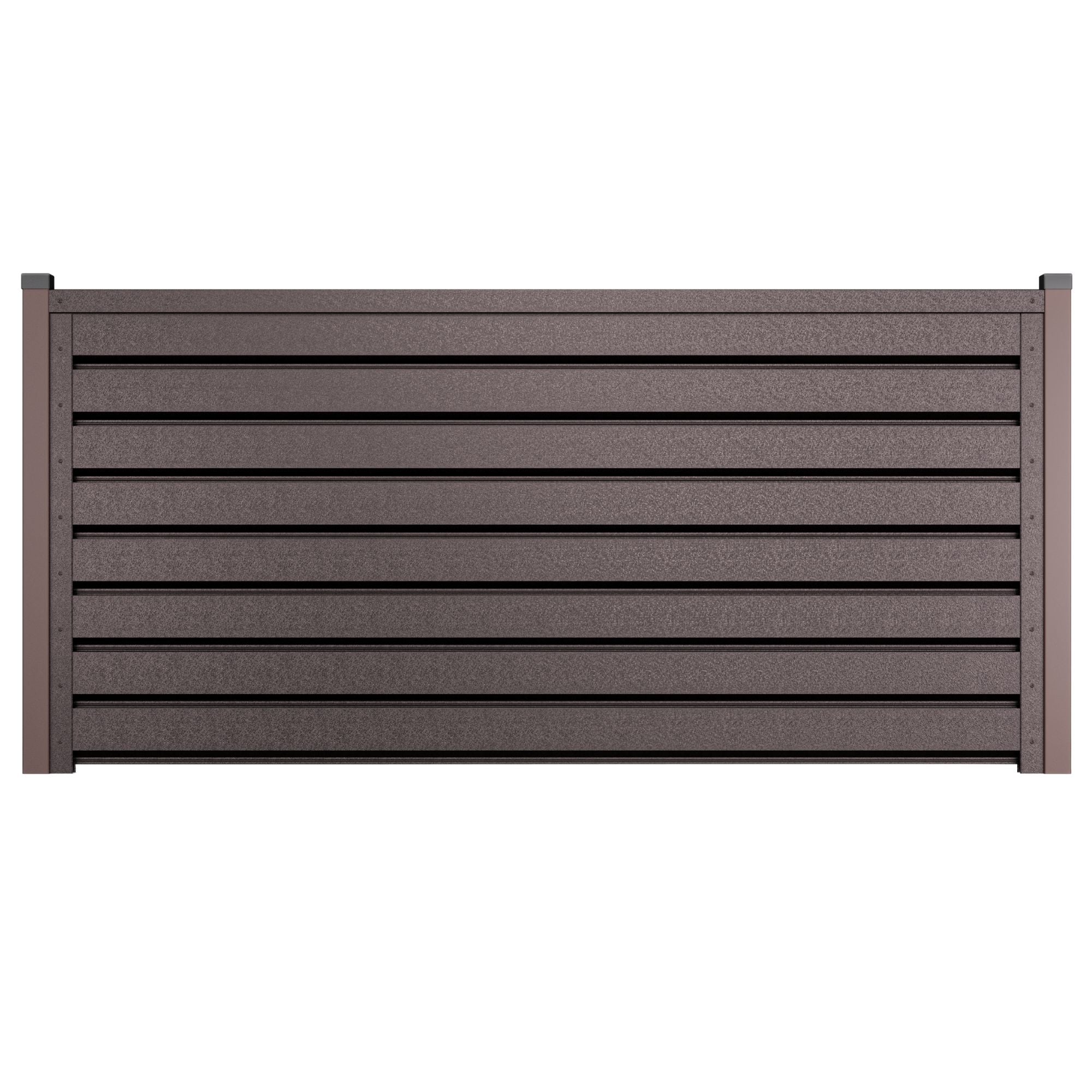 ROMB Mini – Panou gard metalic tip casetă | Intimitate + Ventilatie