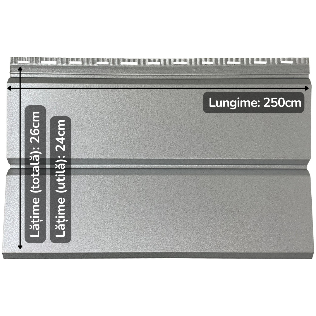 Lambriu Metalic Drept Jupiter, Galvanum