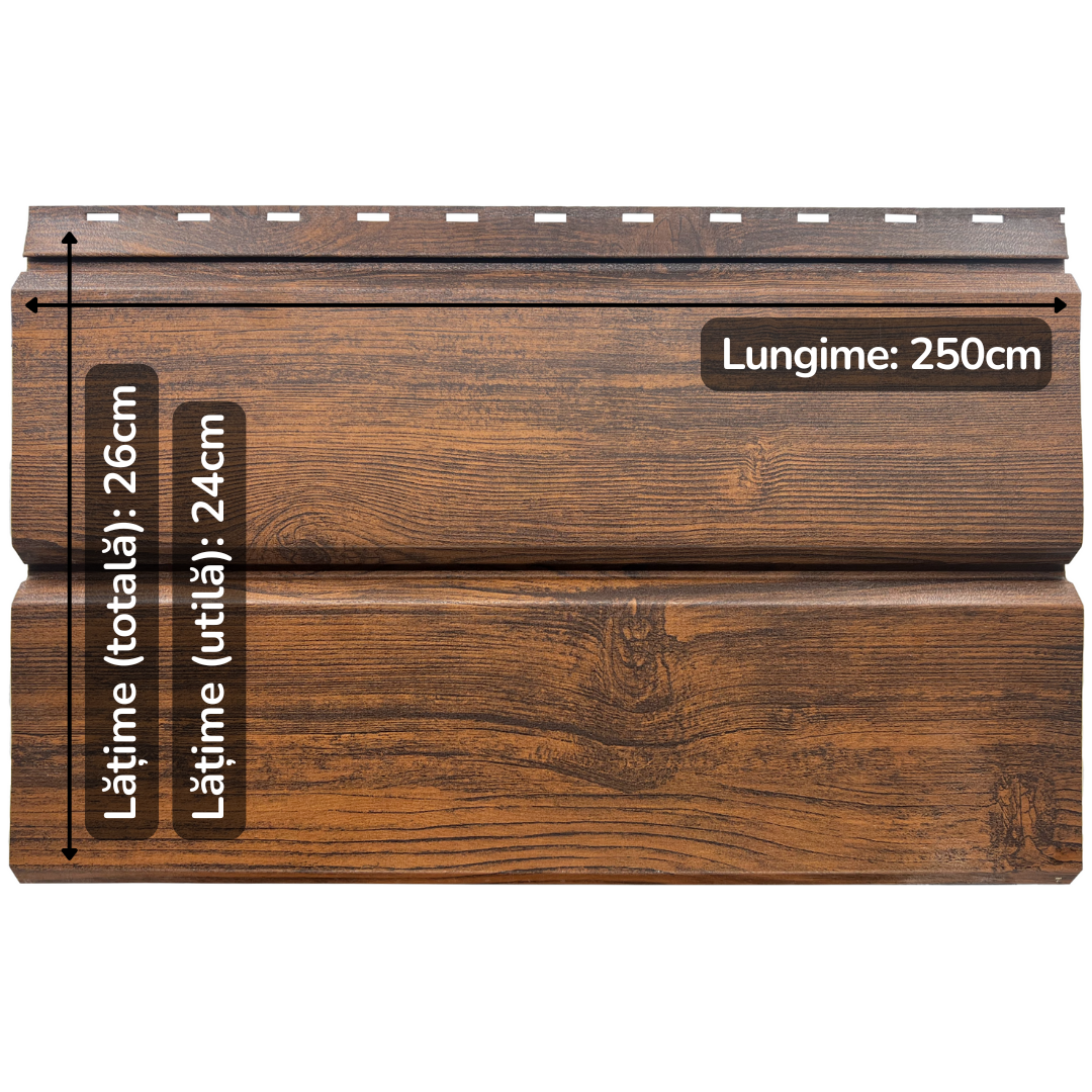 Lambriu Metalic Drept Jupiter, Mahon