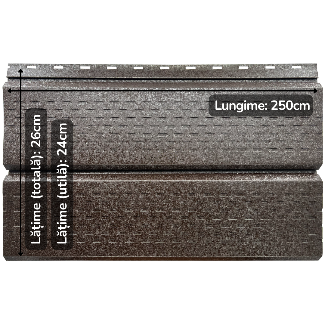 Saturn | Lambriu Perforat | Maro Cedru | RAL 8019