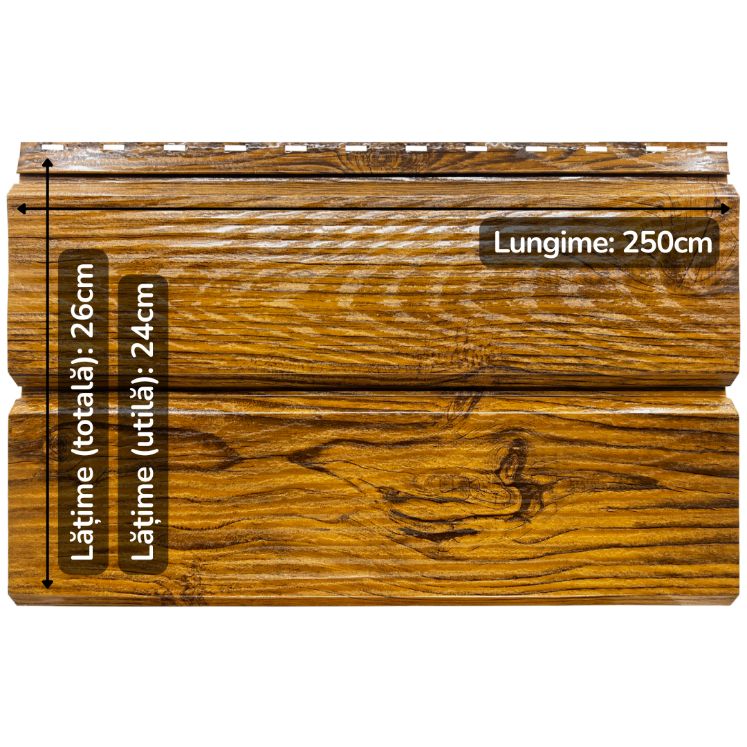 Lambriu Metalic Striat Venus, Stejar Striat