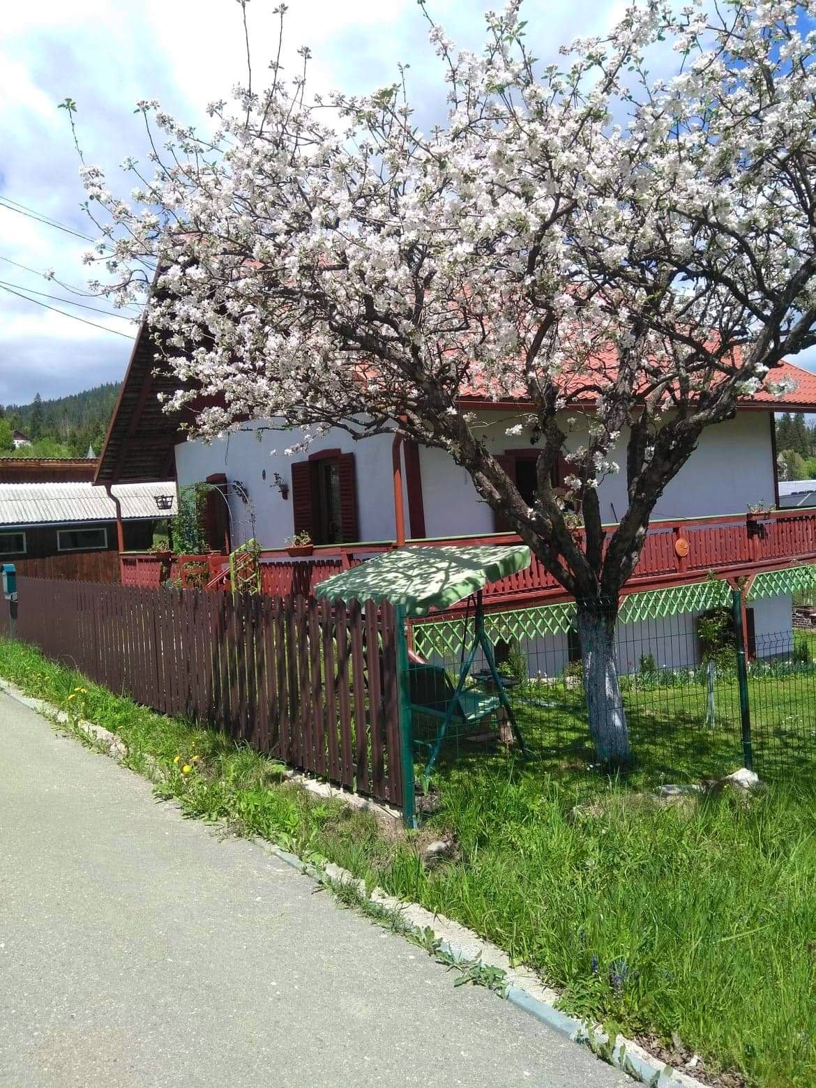 Prim-plan al modelului TISA Sipca Metalica cu finisaj de Mat în culoare Maro Ciocolata RAL 8017, disponibil pe www.sipca.ro, fabricat de Top Profil Sistem.