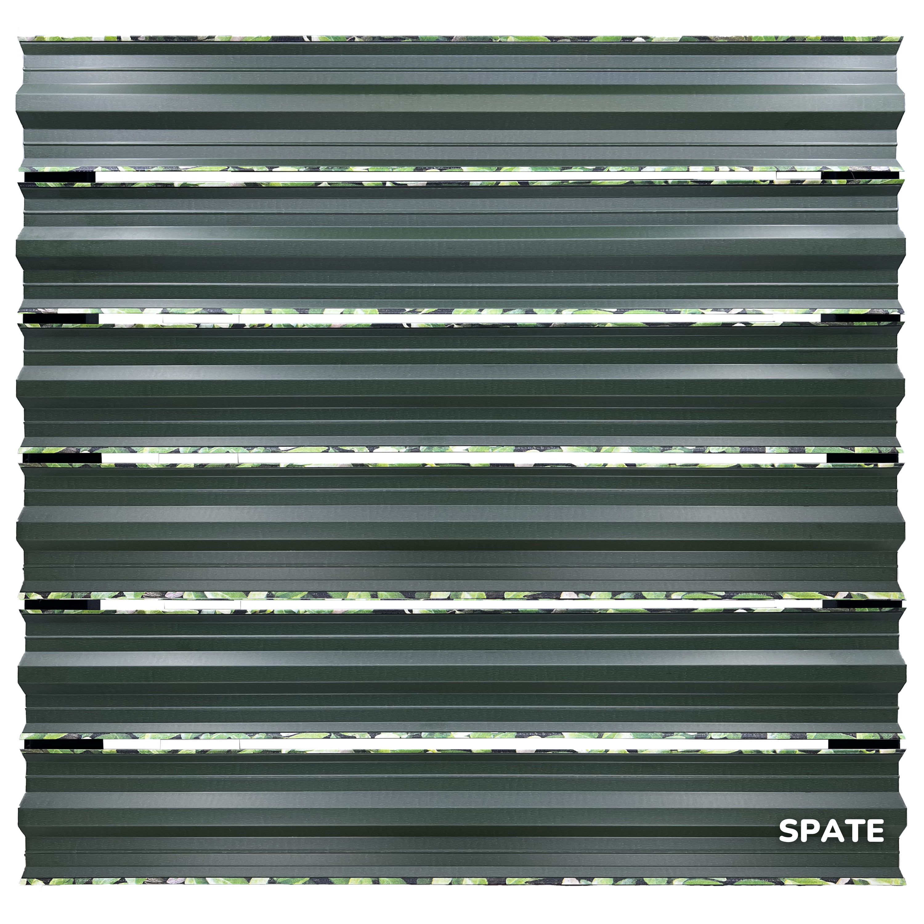 Prim-plan al modelului SIMETRICA Sipca Metalica cu finisaj de Print Digital în culoare Merișor, disponibil pe www.sipca.ro, fabricat de Top Profil Sistem.