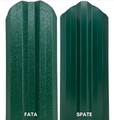 Prim-plan al modelului TISA Sipca Metalica cu finisaj de Hi-Mat în culoare Verde Pin, RAL 6005, disponibil pe www.sipca.ro, fabricat de Top Profil Sistem.