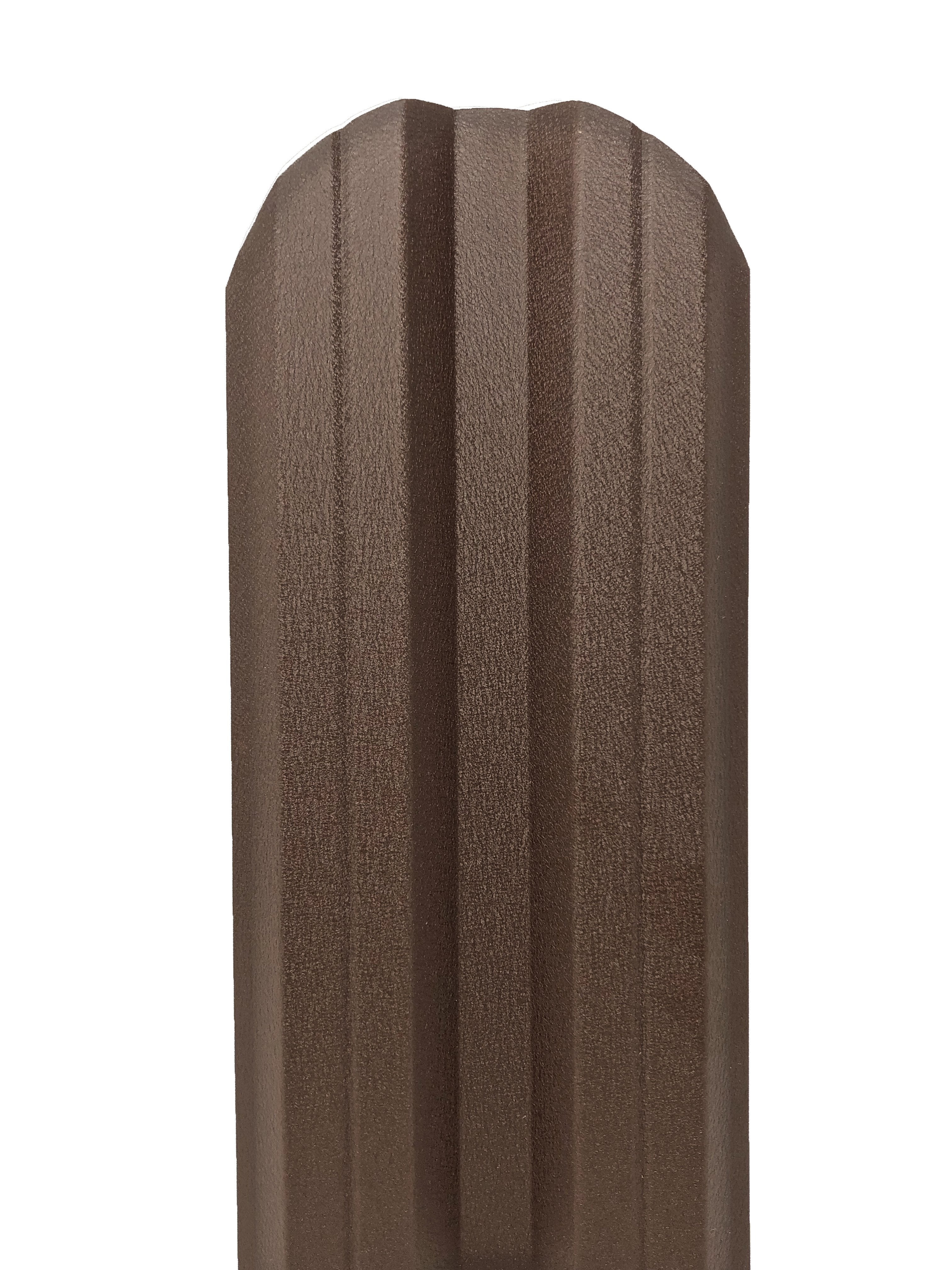 Prim-plan al modelului TISA Sipca Metalica cu finisaj de Mat Dublu în culoare Maro Ciocolata Dublu RAL 8017, disponibil pe www.sipca.ro, fabricat de Top Profil Sistem.