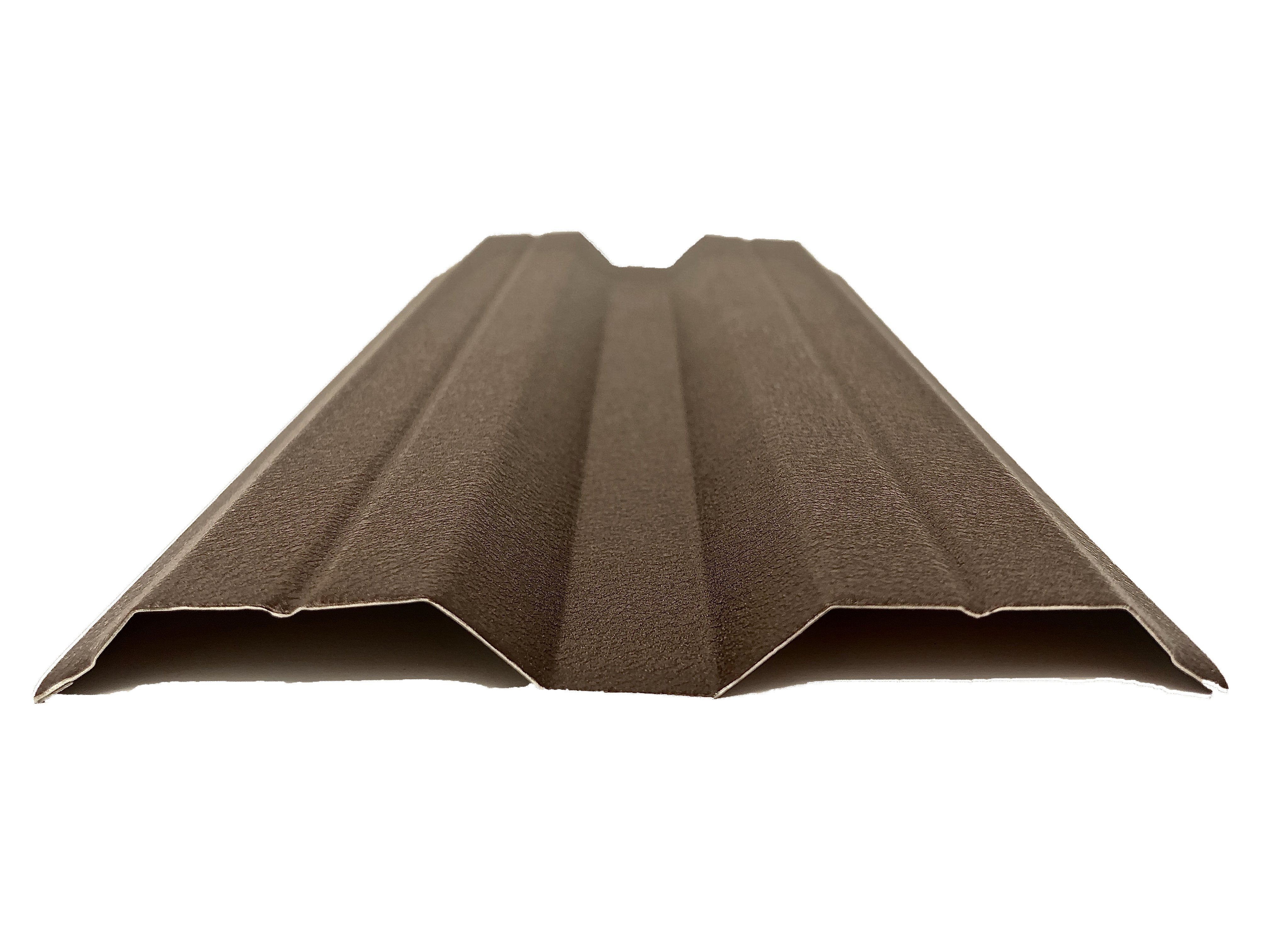 Prim-plan al modelului TISA Sipca Metalica cu finisaj de Mat în culoare Maro Ciocolata RAL 8017, disponibil pe www.sipca.ro, fabricat de Top Profil Sistem.