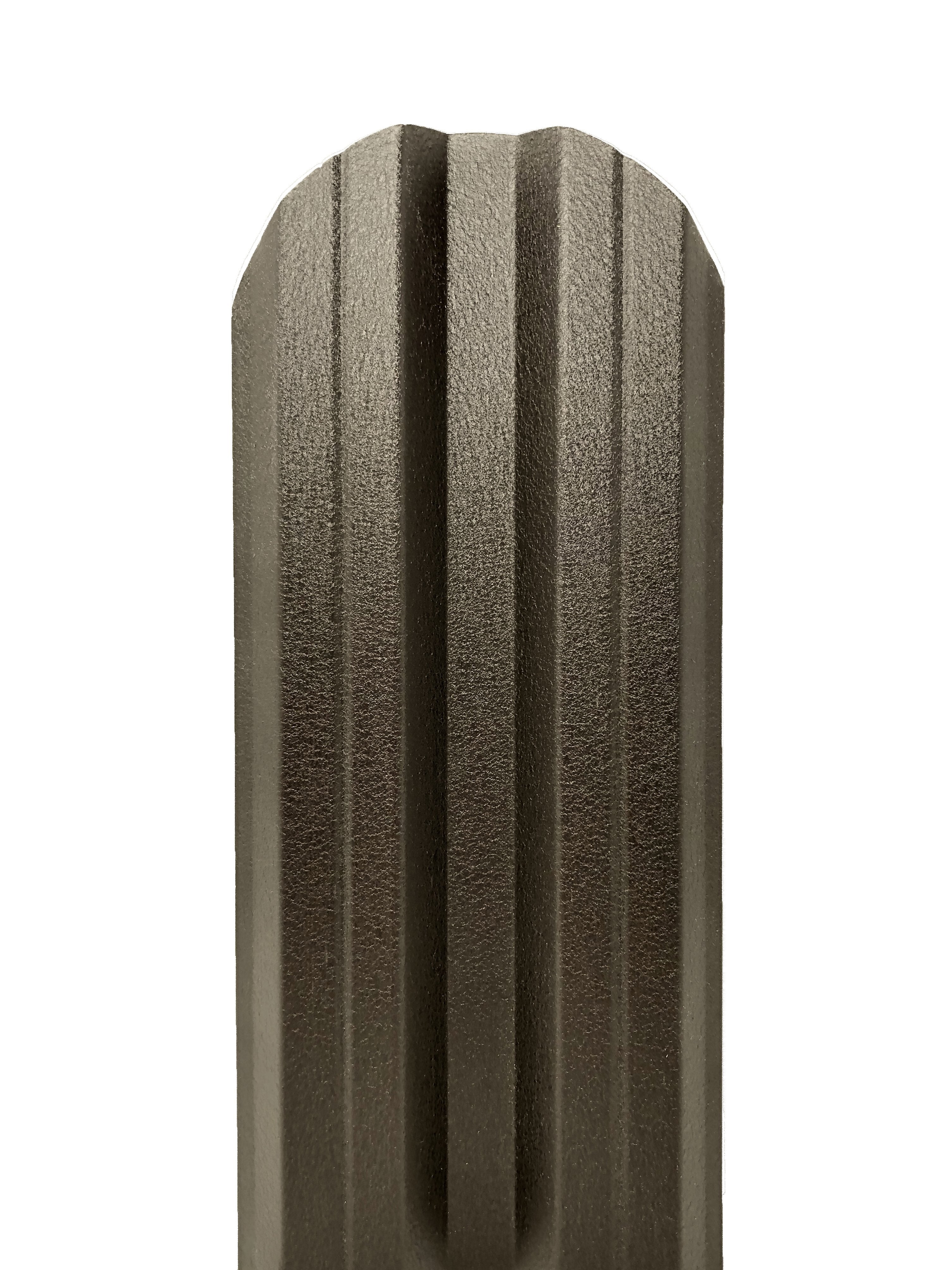 Prim-plan al modelului TISA Sipca Metalica cu finisaj de Mat în culoare Maro Espresso RAL 8019, disponibil pe www.sipca.ro, fabricat de Top Profil Sistem.